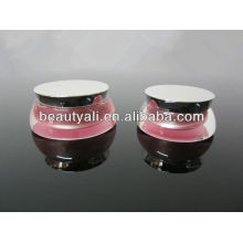 15ml 30ml scallop acrylic jar for cream cosmetics